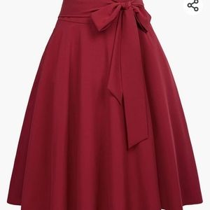 Red Belle Poque Skirt